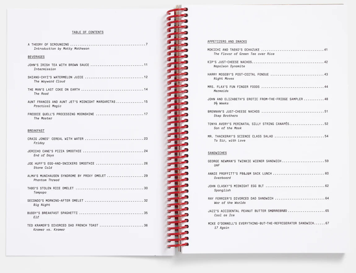 Scrounging: A Cookbook