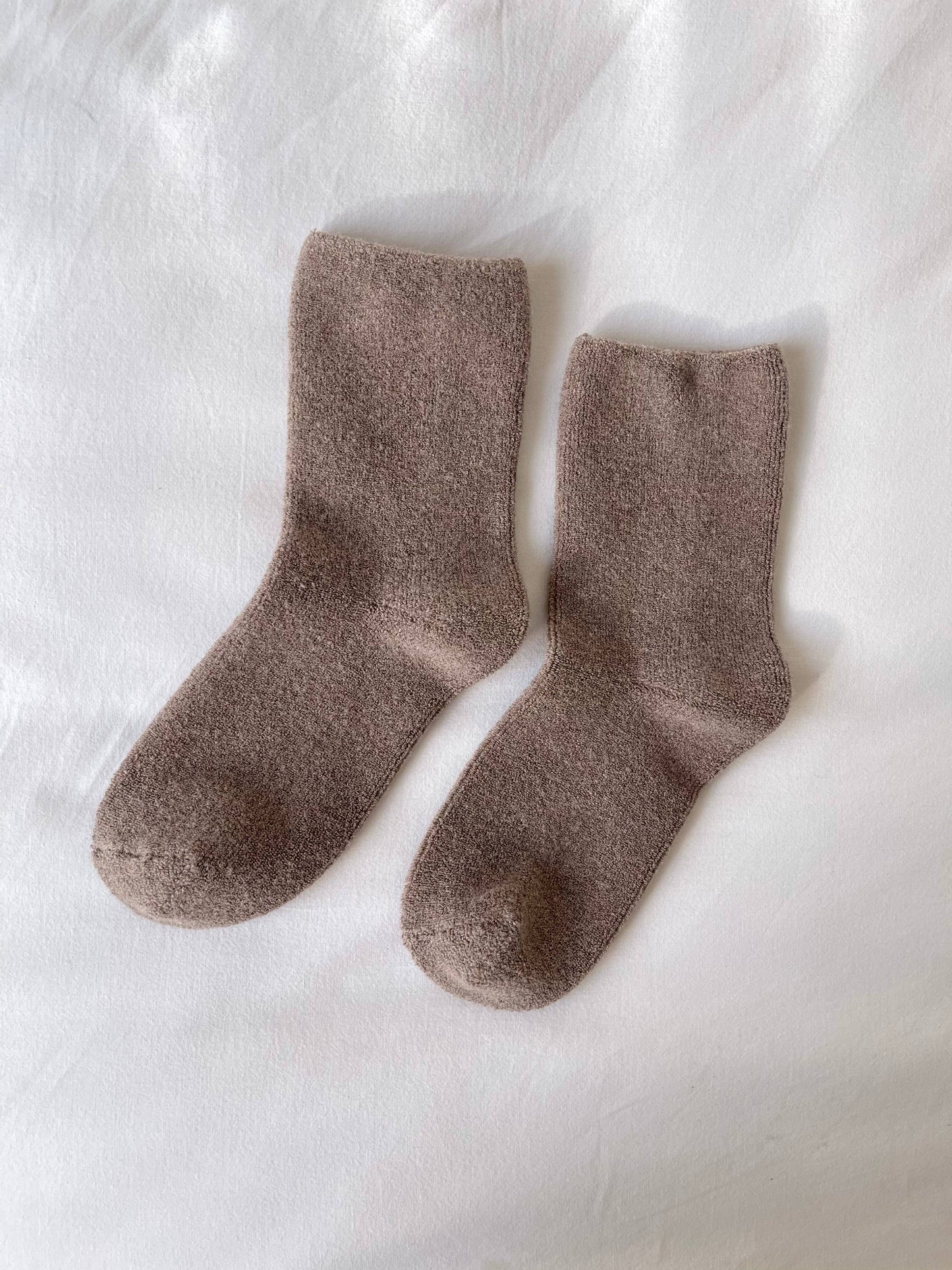 Cloud Socks: Green Olive